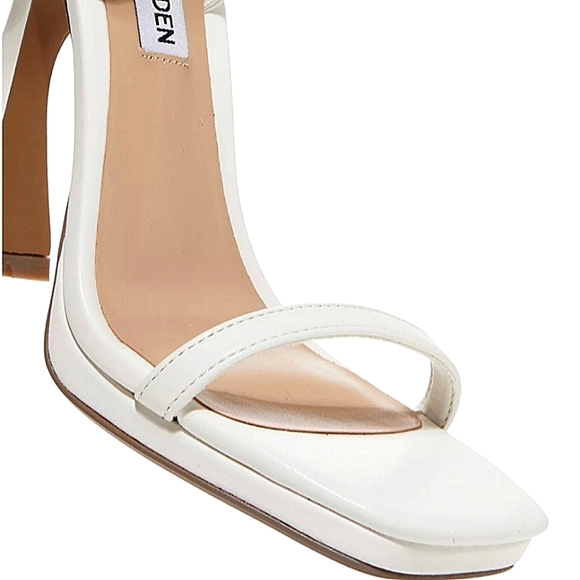 New w/Box Steve Madden Lafayette Faux Leather Lace-Up Leg Heeled Sandal Size 7.5 - Picture 5 of 9